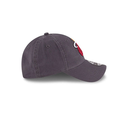 This is a Miami Heat NBA Core Classic Dark Grey 9TWENTY Adjustable Cap 5