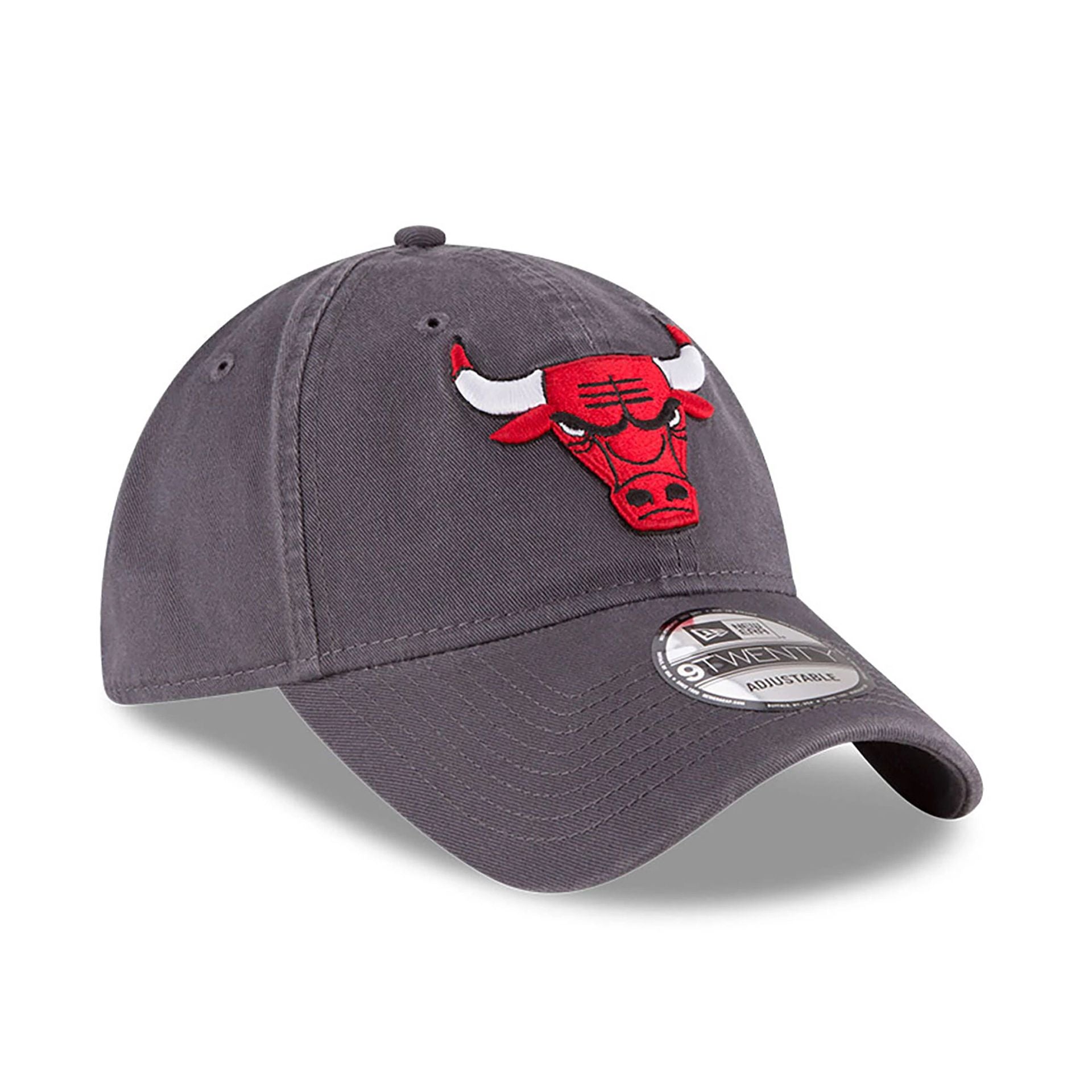 This is a Chicago Bulls NBA Core Classic Dark Grey 9TWENTY Adjustable Cap 3