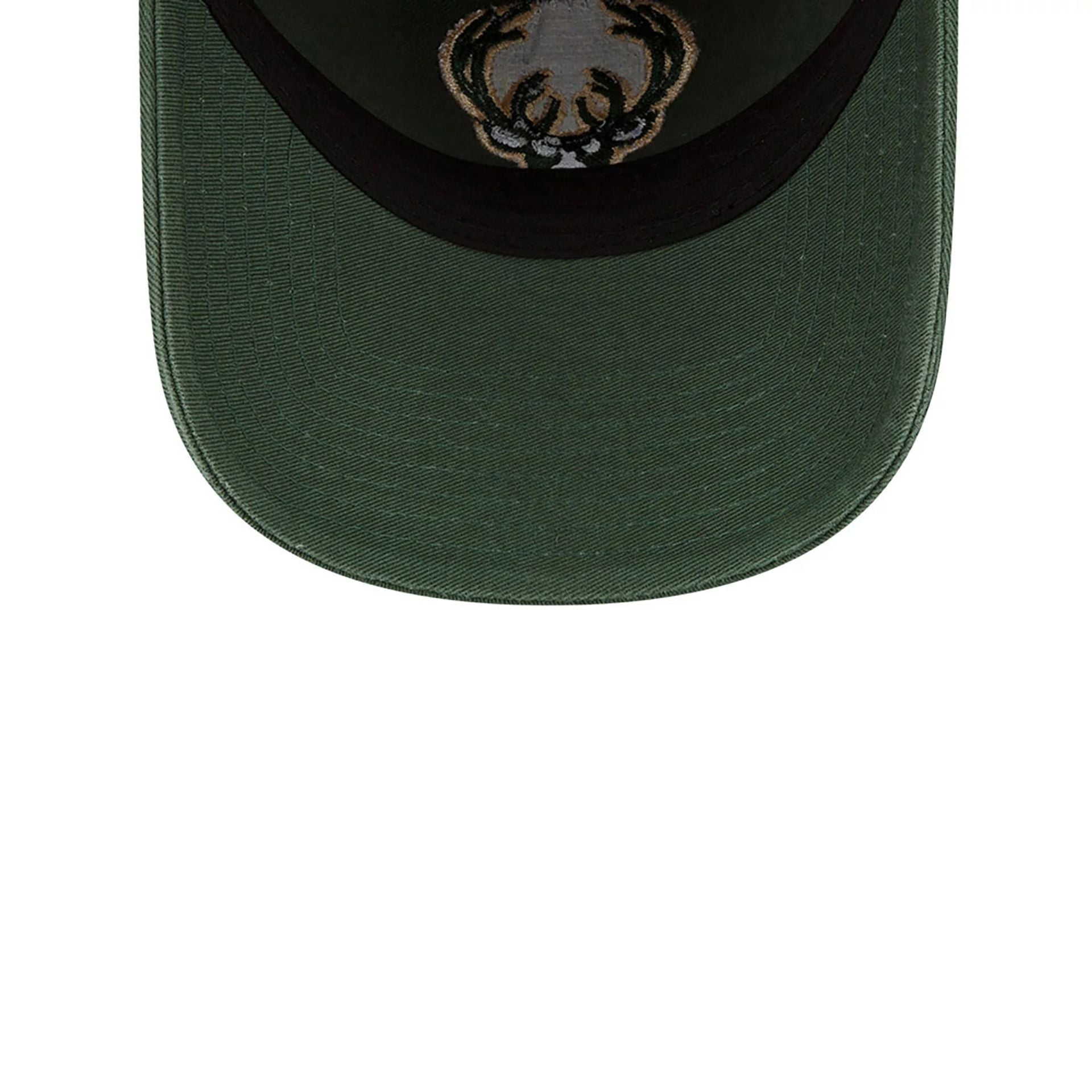 This is a Milwaukee Bucks NBA Core Classic Dark Green 9TWENTY Adjustable Cap 4