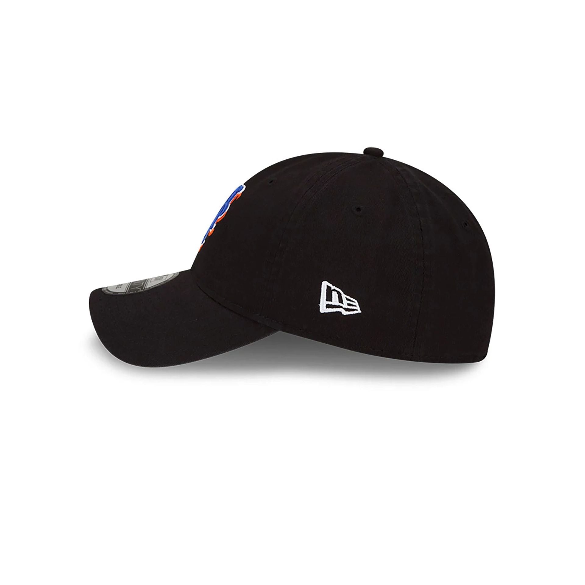 This is a New York Mets MLB Core Classic Black 9TWENTY Adjustable Cap 6