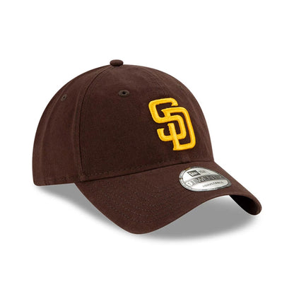 This is a San Diego Padres MLB Core Classic Dark Brown 9TWENTY Adjustable Cap 2