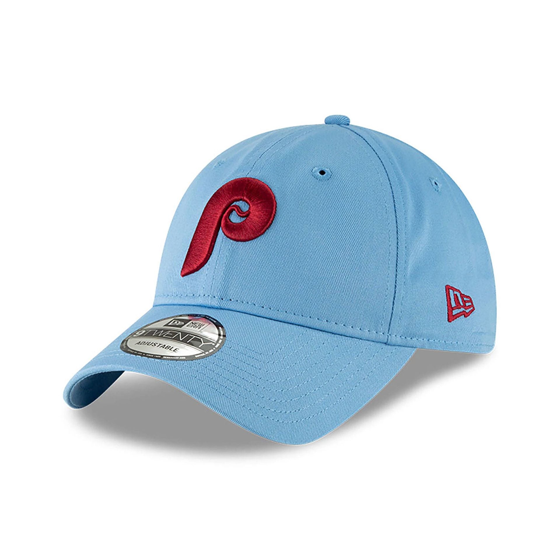 This is a Philadelphia Phillies MLB Core Classic Pastel Blue 9TWENTY Adjustable Cap 1