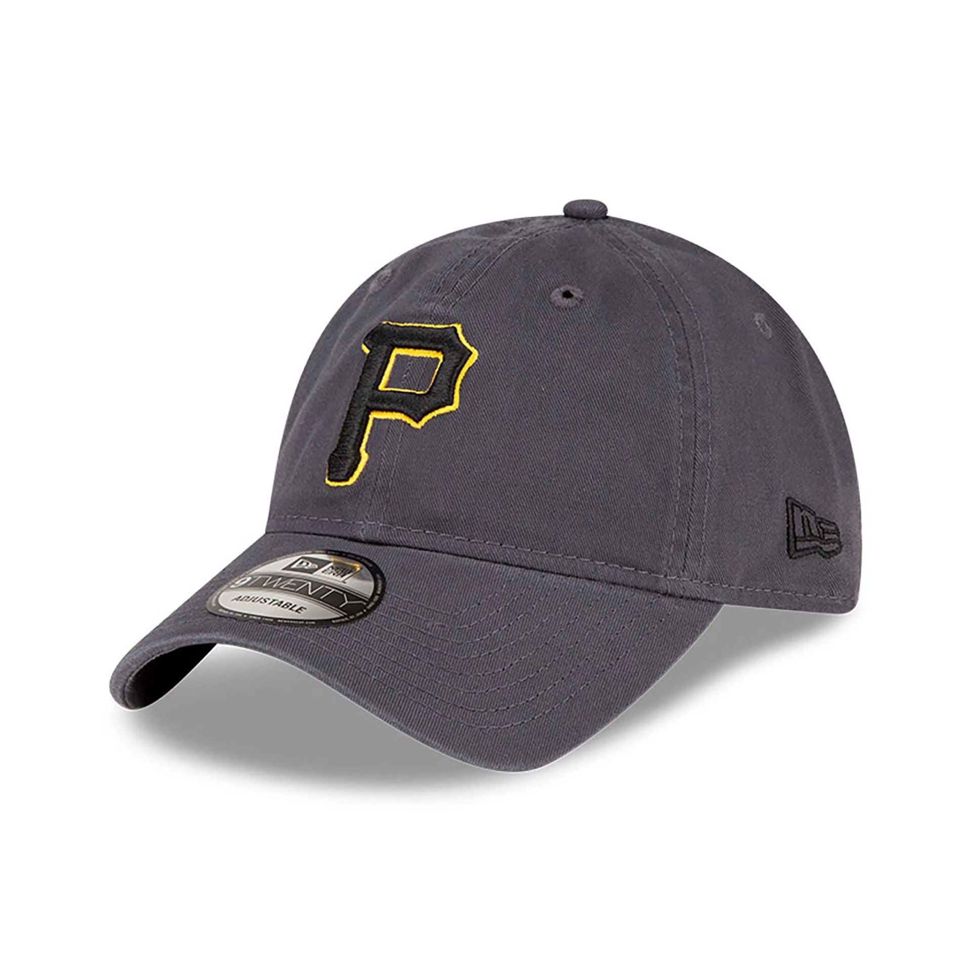 This is a Pittsburgh Pirates MLB Core Classic Dark Grey 9TWENTY Adjustable Cap 1