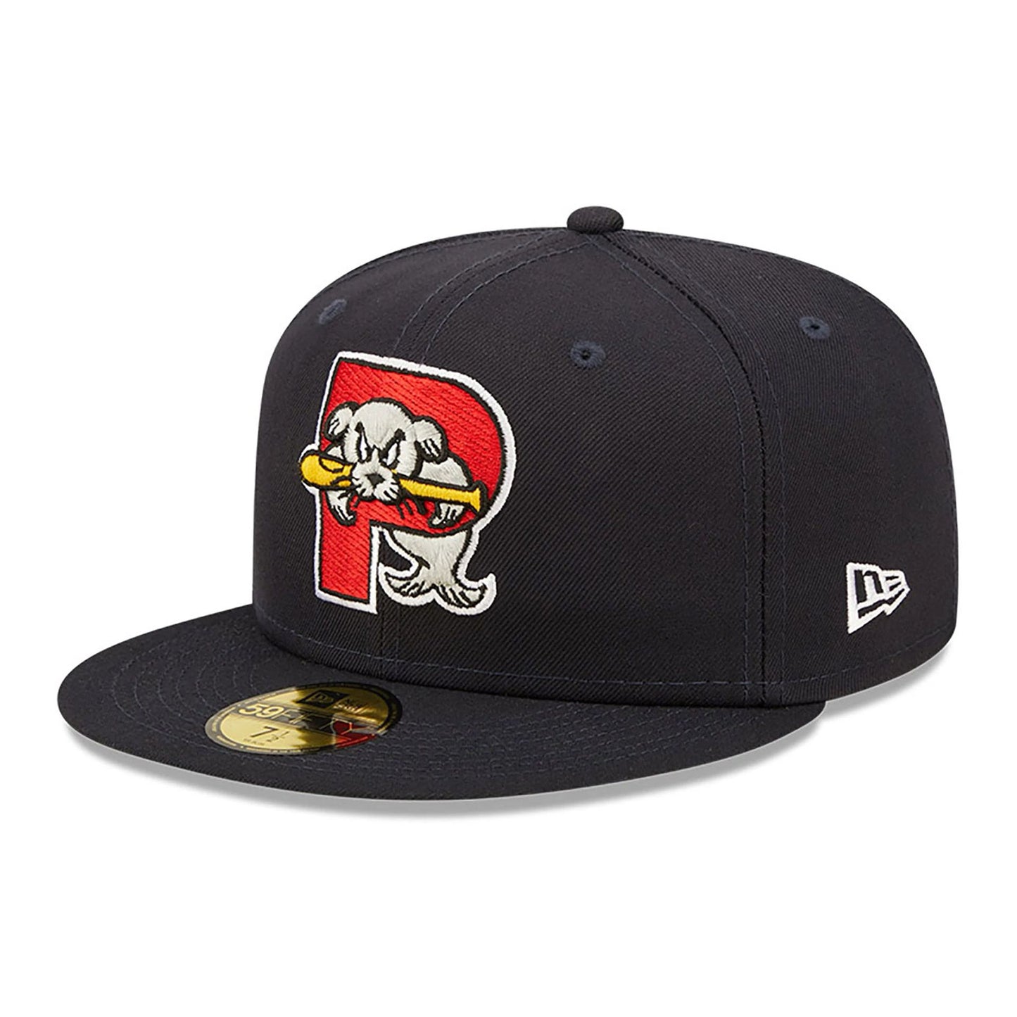 This is a Portland Sea Dogs MiLB On Field Navy 59FIFTY Fitted Cap 1