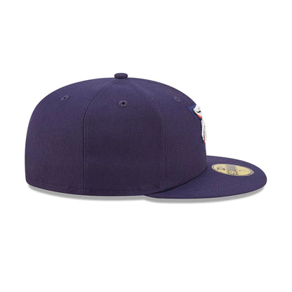 This is a Lehigh Valley Iron Pigs MiLB On Field Navy 59FIFTY Fitted Cap 6