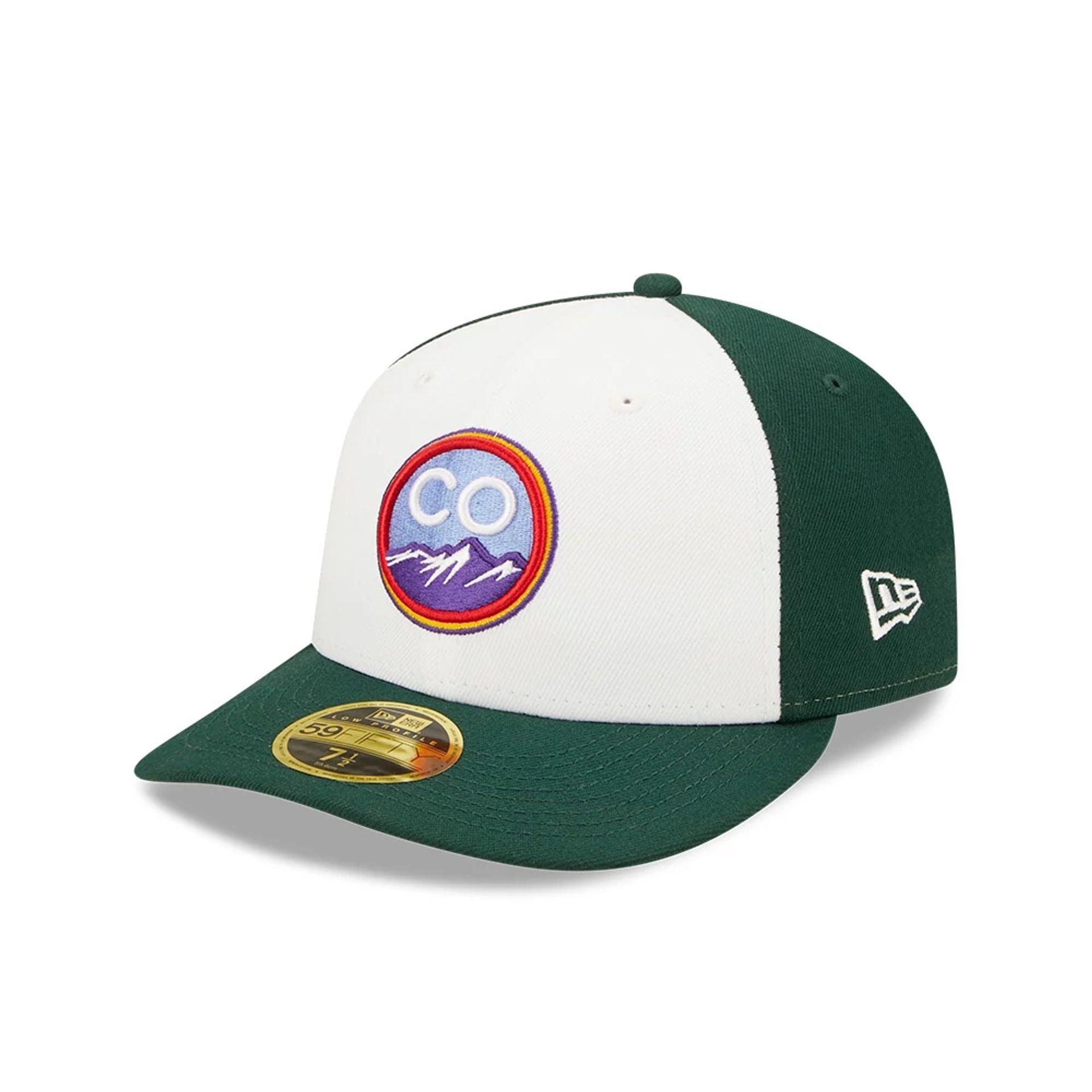 This is a Colorado Rockies City Connect Green Low Profile 59FIFTY Fitted Cap 1