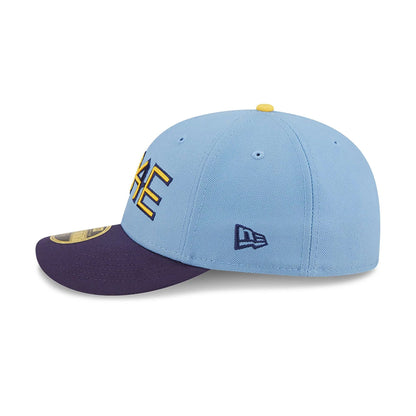 This is a Milwaukee Brewers MLB City Connect 2024 Light Blue Low Profile 59FIFTY Fitted Cap 6