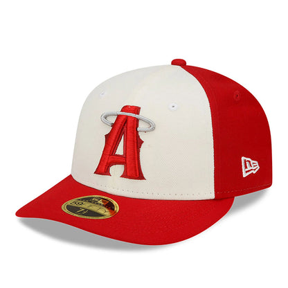 This is a LA Angels MLB City Connect 2024 Red Low Profile 59FIFTY Fitted Cap 1