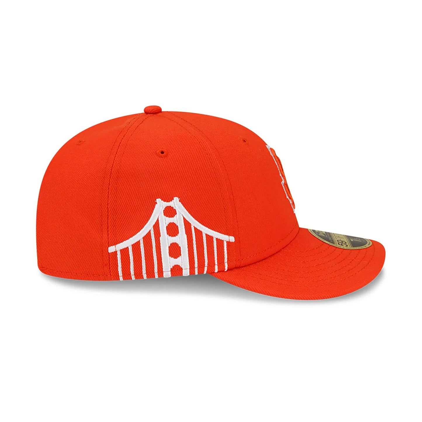 This is a San Francisco Giants MLB City Connect 2024 Orange Low Profile 59FIFTY Fitted Cap 7