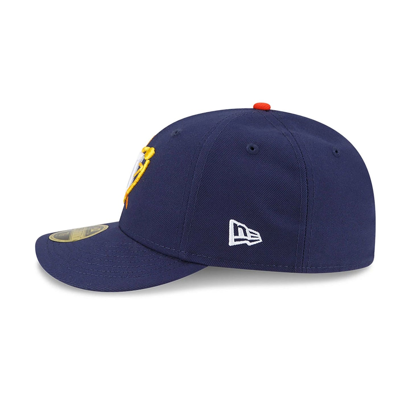 This is a Houston Astros MLB City Connect 2024 Navy Low Profile 59FIFTY Fitted Cap 8