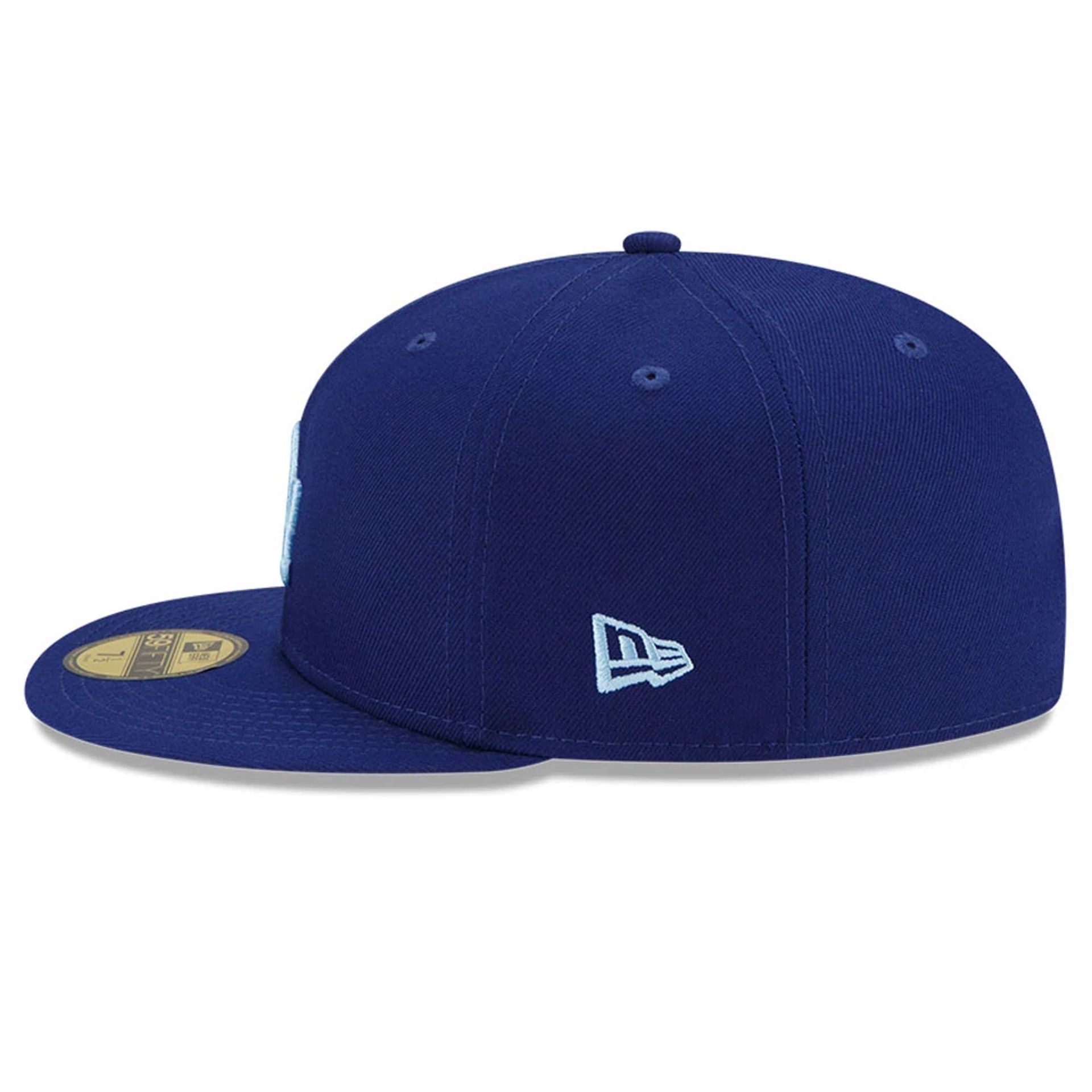 This is a LA Dodgers MLB Cloud Blue 59FIFTY Fitted Cap 4