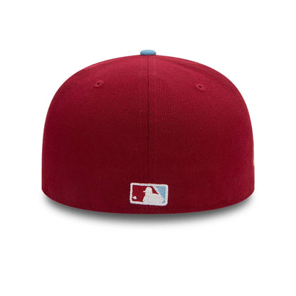 This is a Philadelphia Phillies Paisley Red 59FIFTY Fitted Cap 5