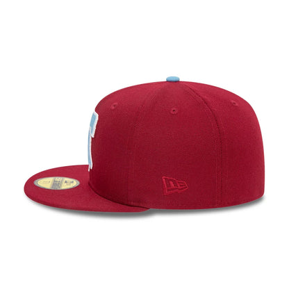 This is a Philadelphia Phillies Paisley Red 59FIFTY Fitted Cap 6