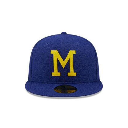 This is a Milwaukee Brewers Wool Blue 59FIFTY Fitted Cap 2