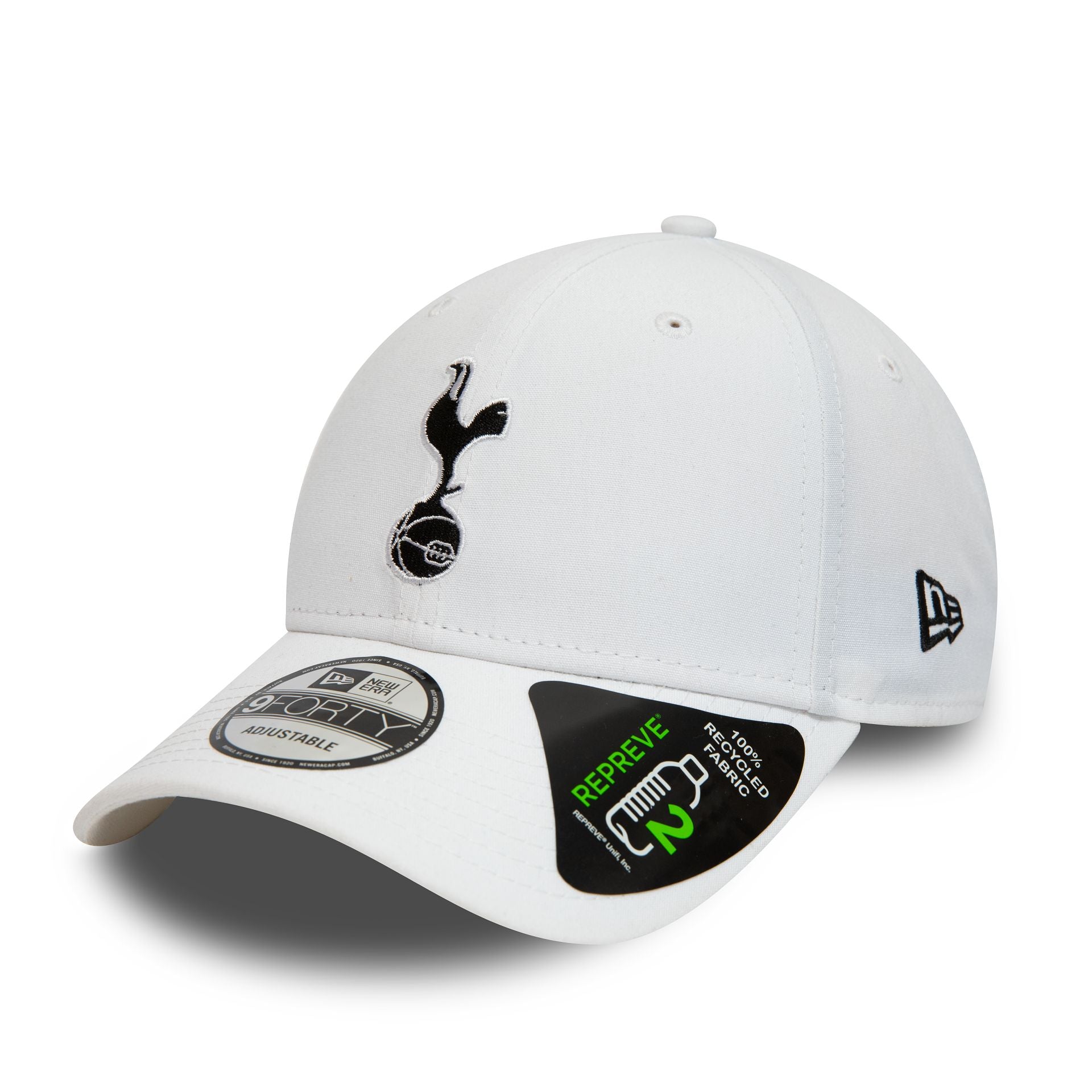 This is a Tottenham Hotspur Repreve White 9FORTY Adjustable Cap 1