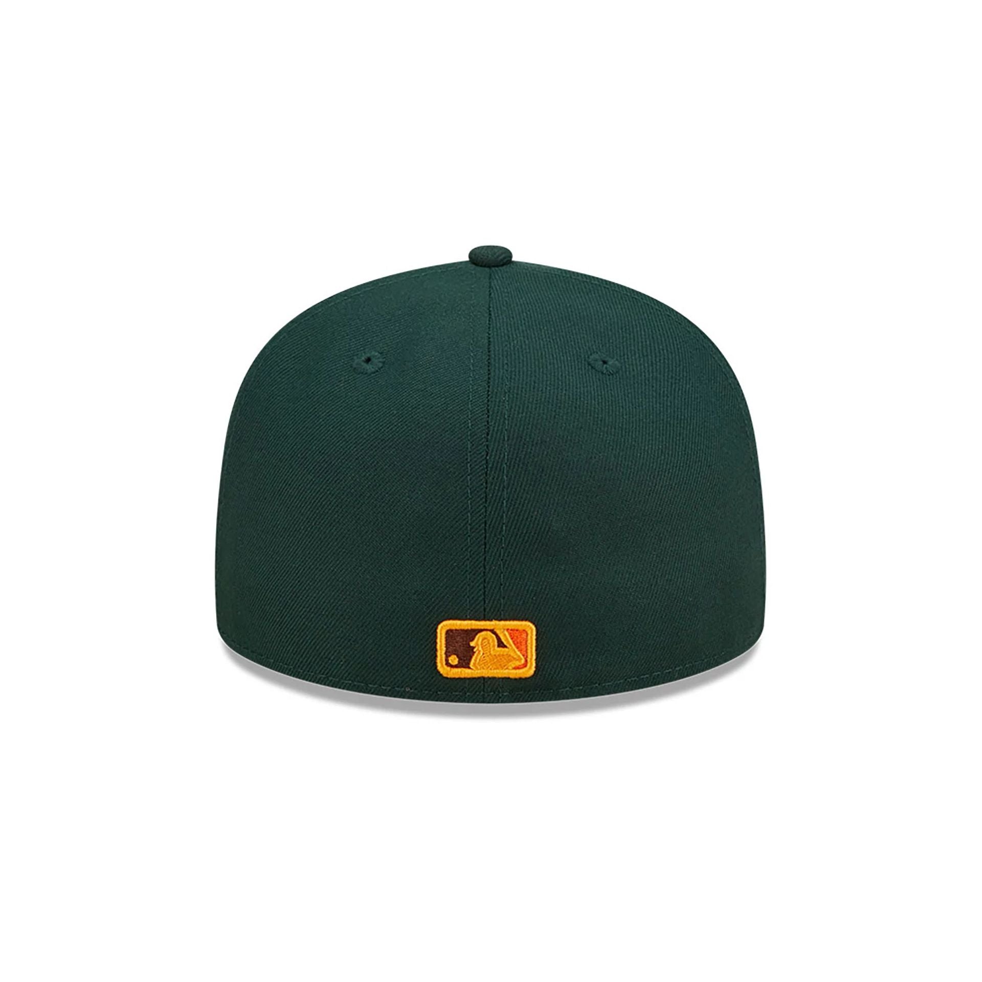 This is a Chicago Cubs Leafy Dark Green 59FIFTY Fitted Cap 6