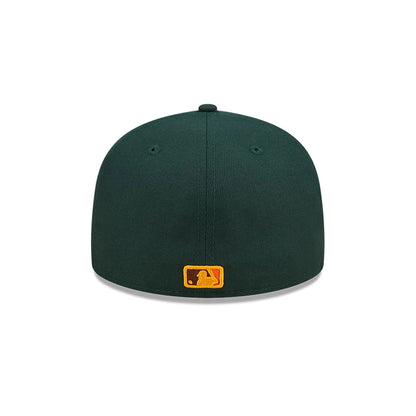 This is a LA Angels Leafy Dark Green 59FIFTY Fitted Cap 6