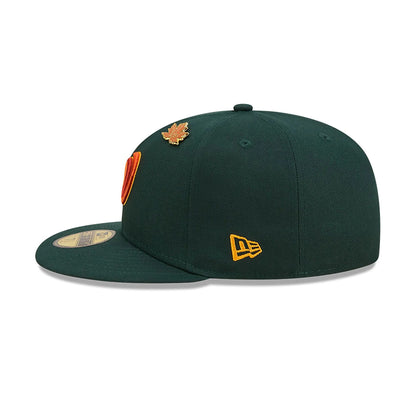 This is a Washington Nationals Leafy Dark Green 59FIFTY Fitted Cap 7