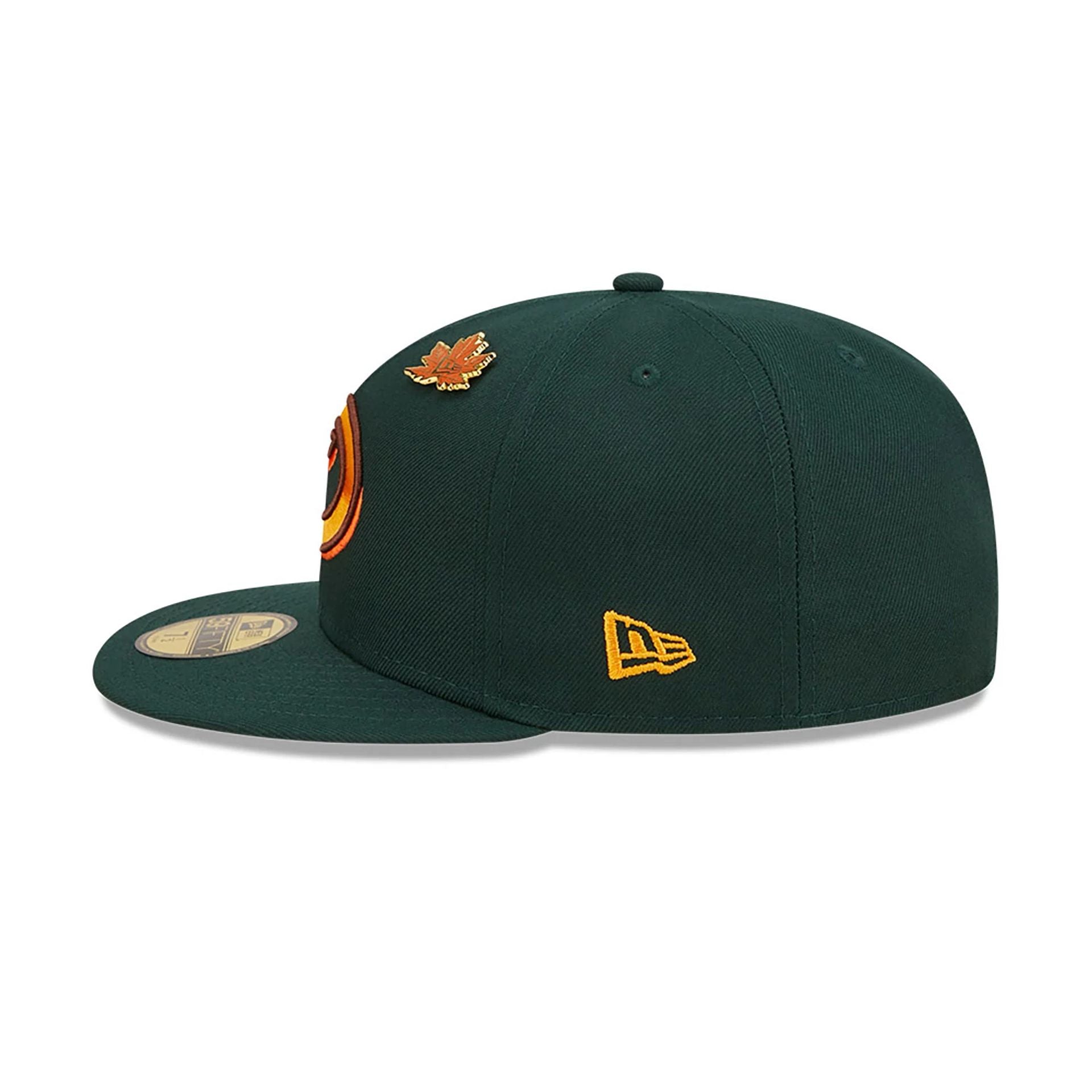 This is a Arizona Diamondbacks Leafy Dark Green 59FIFTY Fitted Cap 7