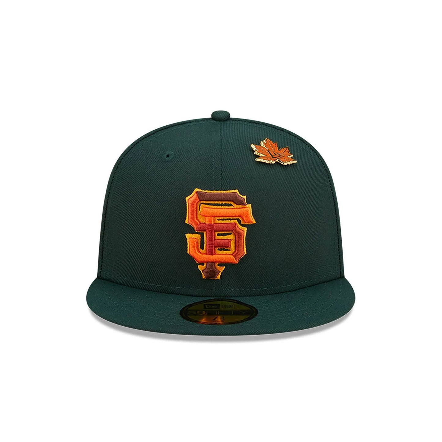 This is a San Francisco Giants Leafy Dark Green 59FIFTY Fitted Cap 4