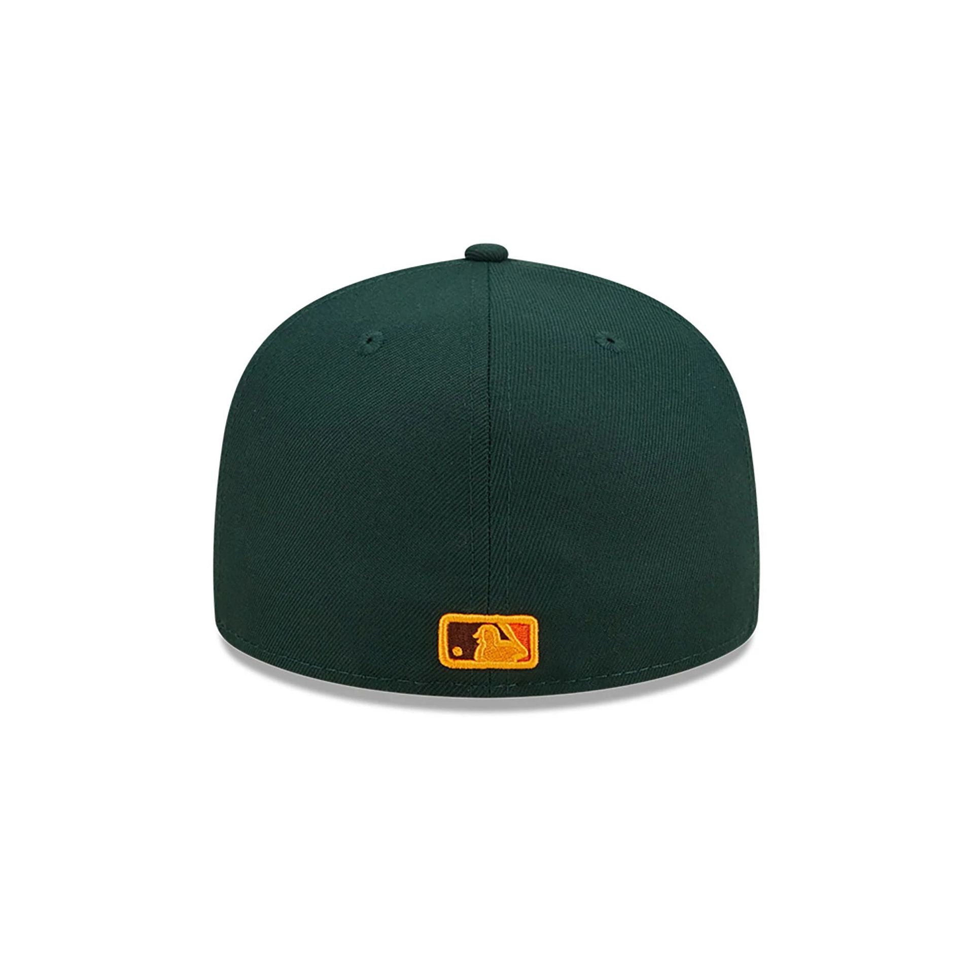 This is a San Francisco Giants Leafy Dark Green 59FIFTY Fitted Cap 6