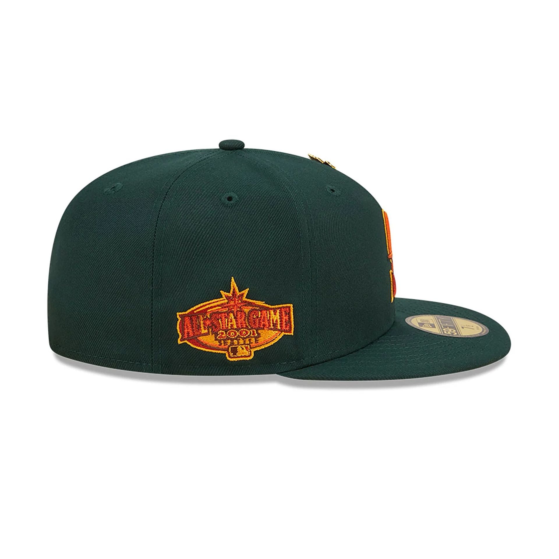 This is a Seattle Mariners Leafy Dark Green 59FIFTY Fitted Cap 5