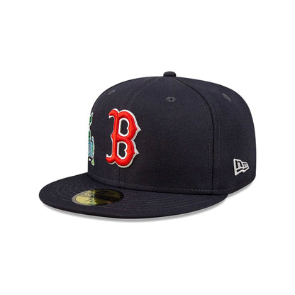 This is a Boston Red Sox Stateview Navy 59FIFTY Fitted Cap 3