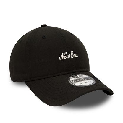 This is a New Era Heritage Script Repreve Black 9TWENTY Adjustable Cap 3