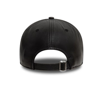 This is a  New York Yankees Leather Black 9FORTY Adjustable Cap 2