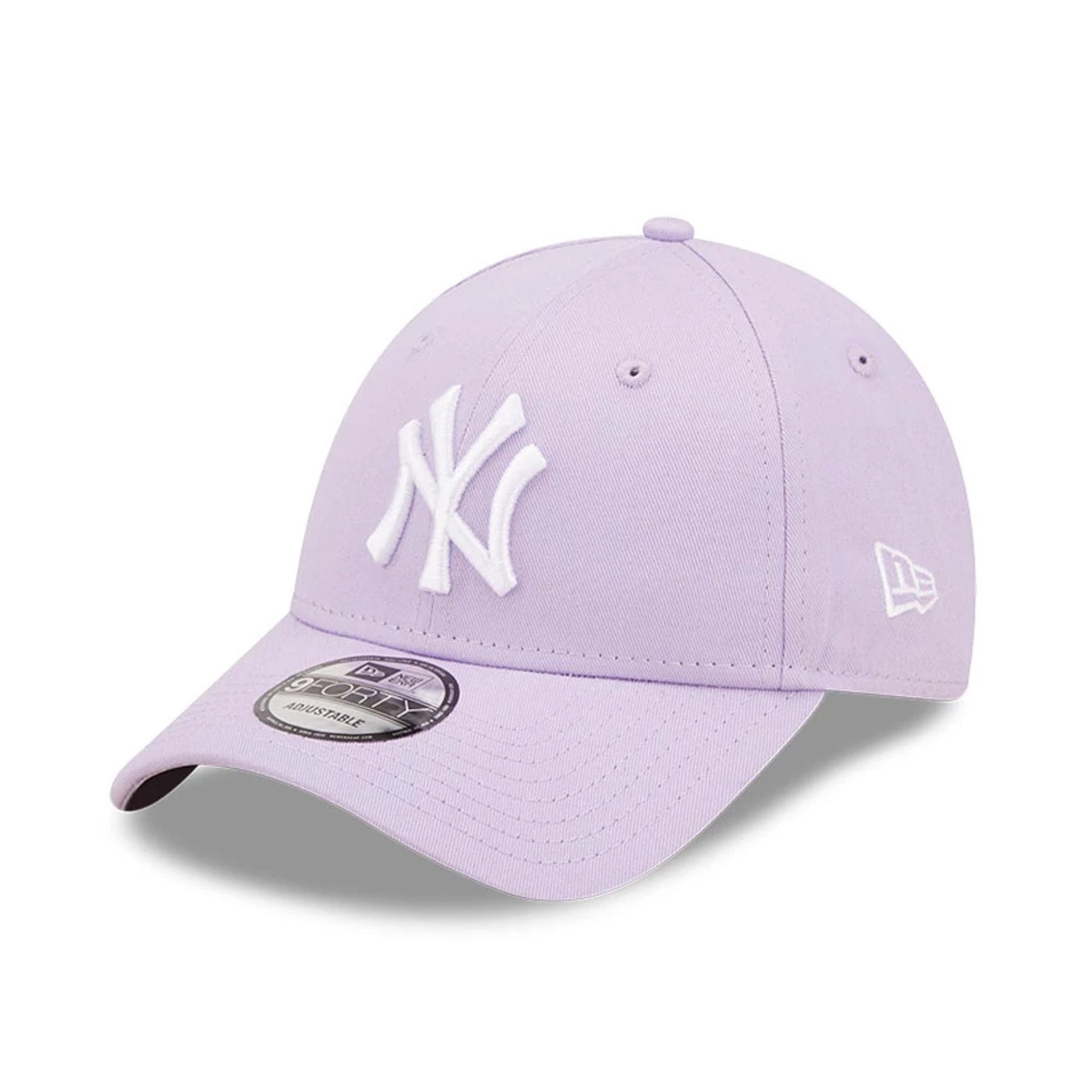 This is a New York Yankees League Essential Purple 9FORTY Adjustable Cap 1