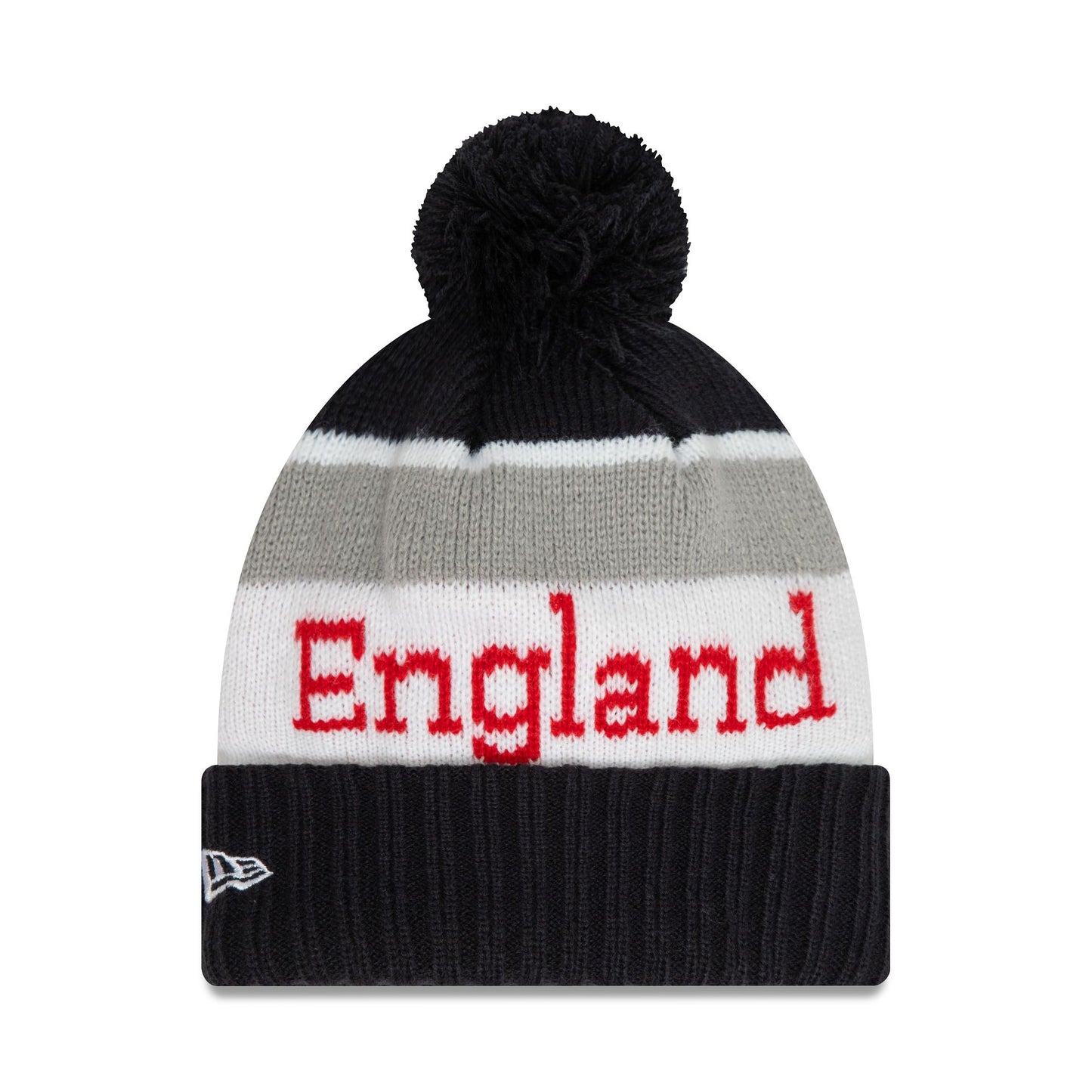 This is a Rugby Football Union Youth England Wordmark Navy Jake Beanie Hat 2