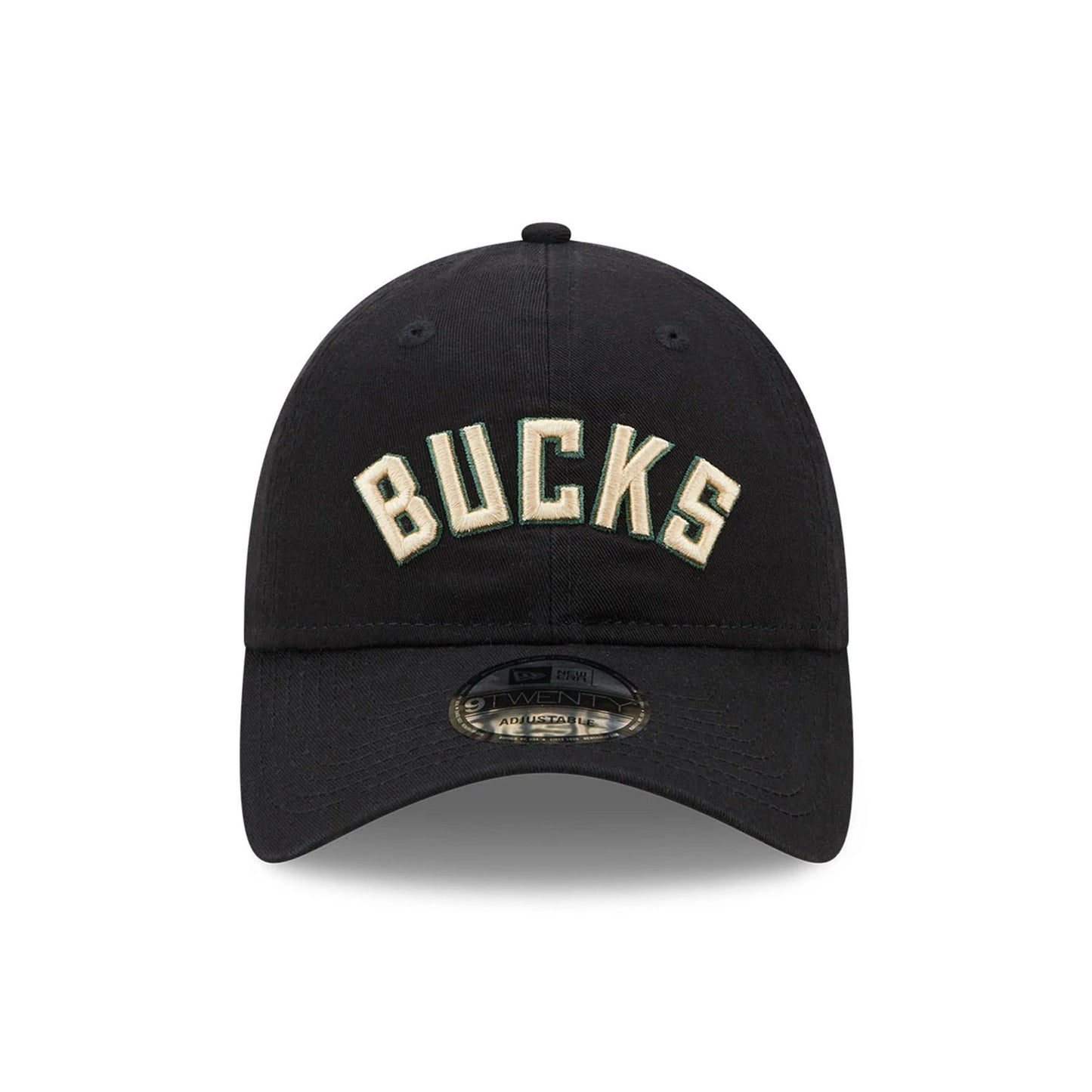 This is a Milwaukee Bucks NBA Statement Black 9TWENTY Adjustable Cap 2