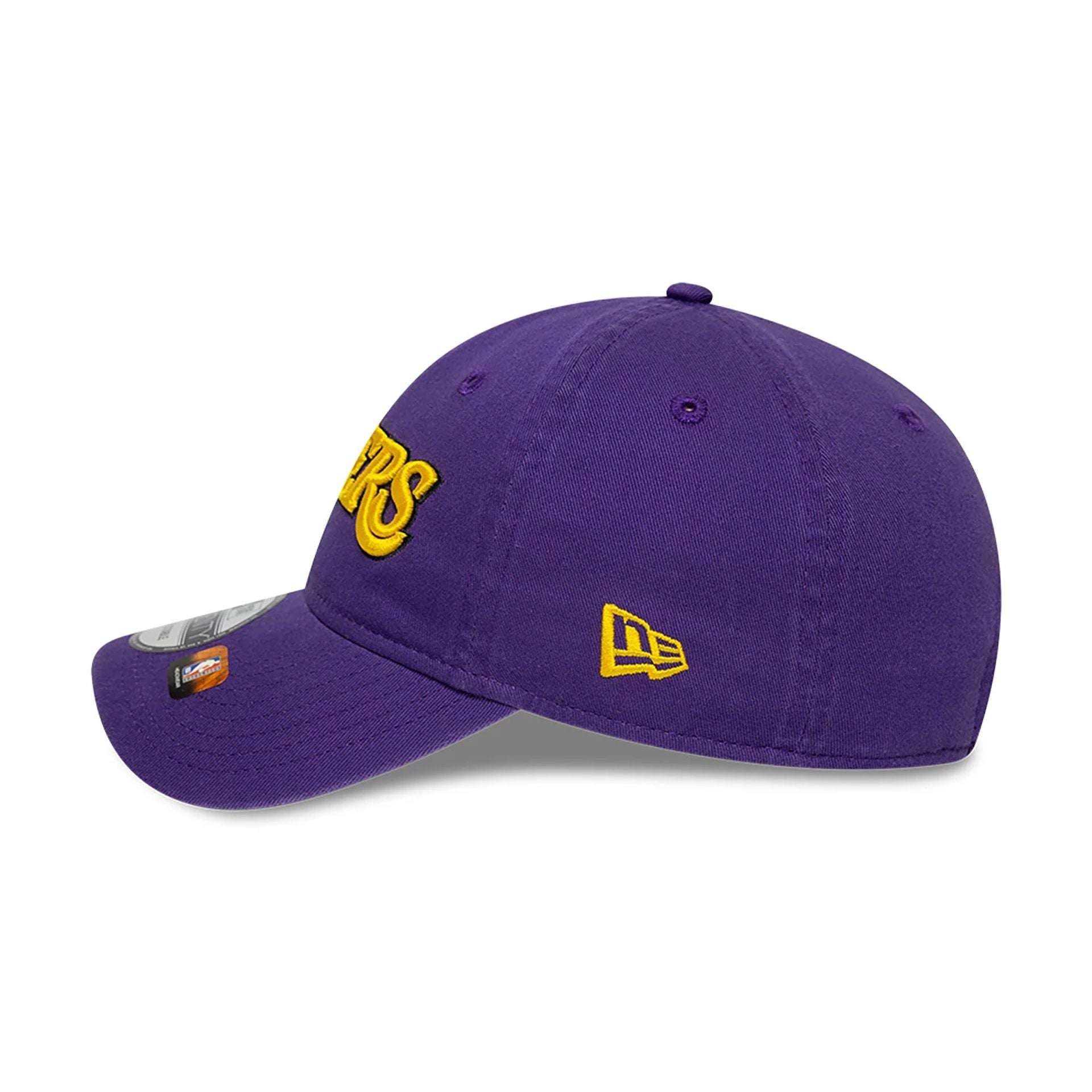 This is a LA Lakers NBA Statement Purple 9TWENTY Adjustable Cap 7