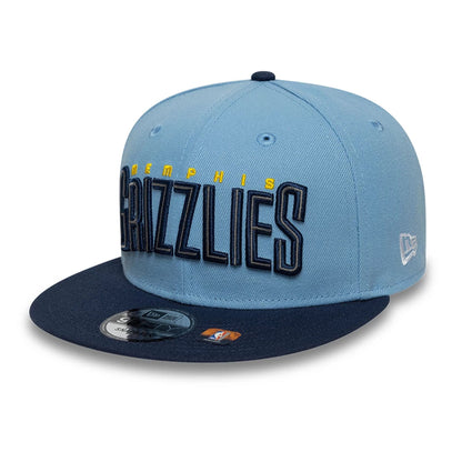 This is a Memphis Grizzlies NBA Statement Light Blue 9FIFTY Snapback Cap 4