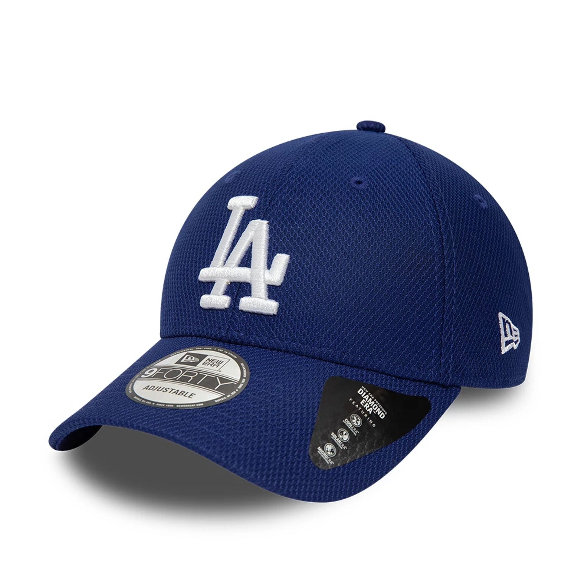 This is a LA Dodgers Diamond Era Essential  Blue 9FORTY Adjustable Cap 1