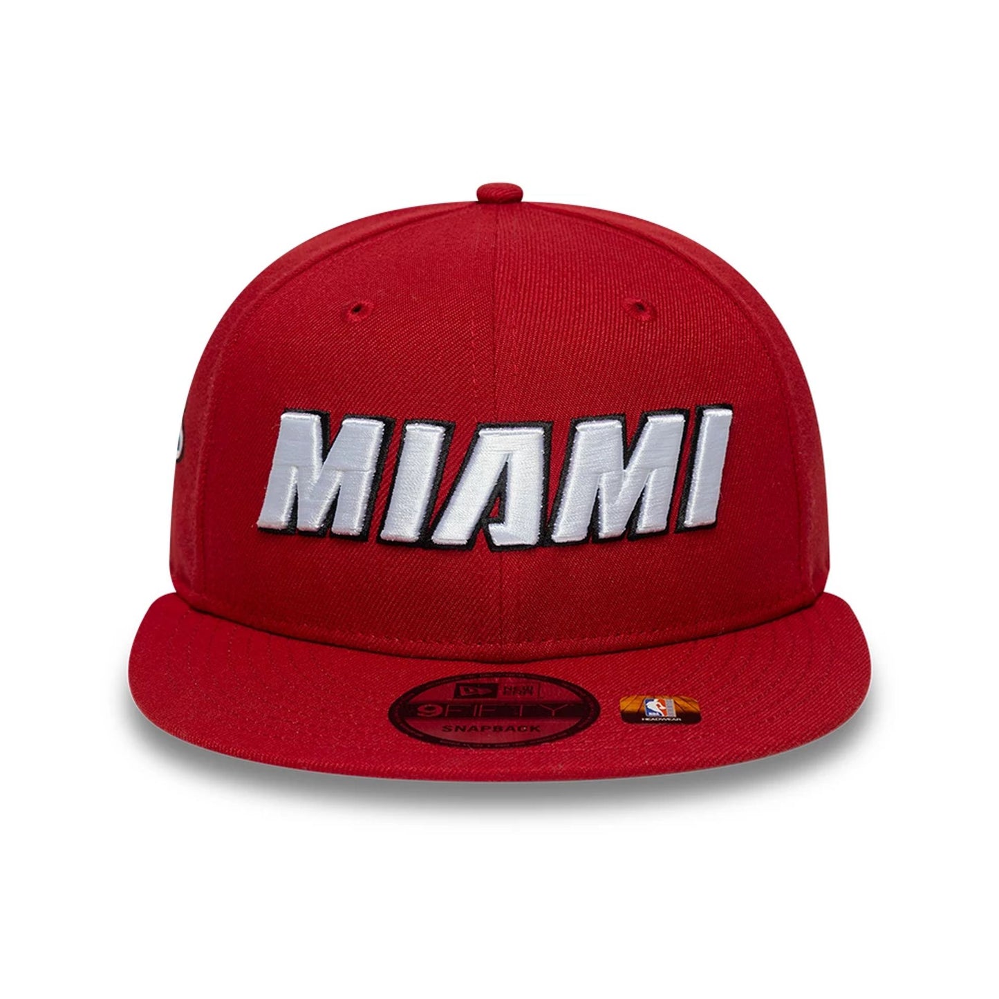 This is a Miami Heat NBA Statement Red 9FIFTY Snapback Cap 3