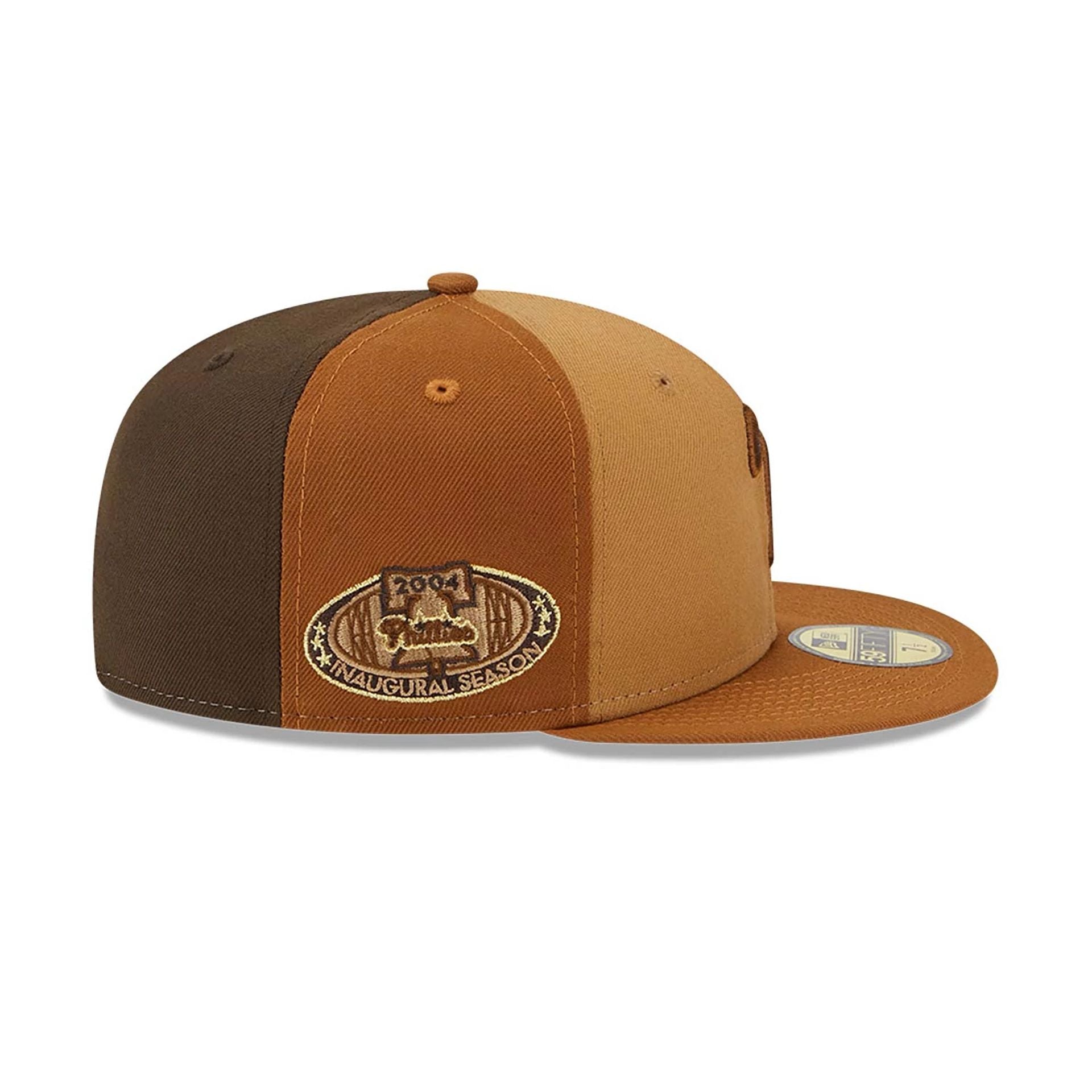 This is a Philadelphia Phillies Tri Tone Brown 59FIFTY Fitted Cap 5