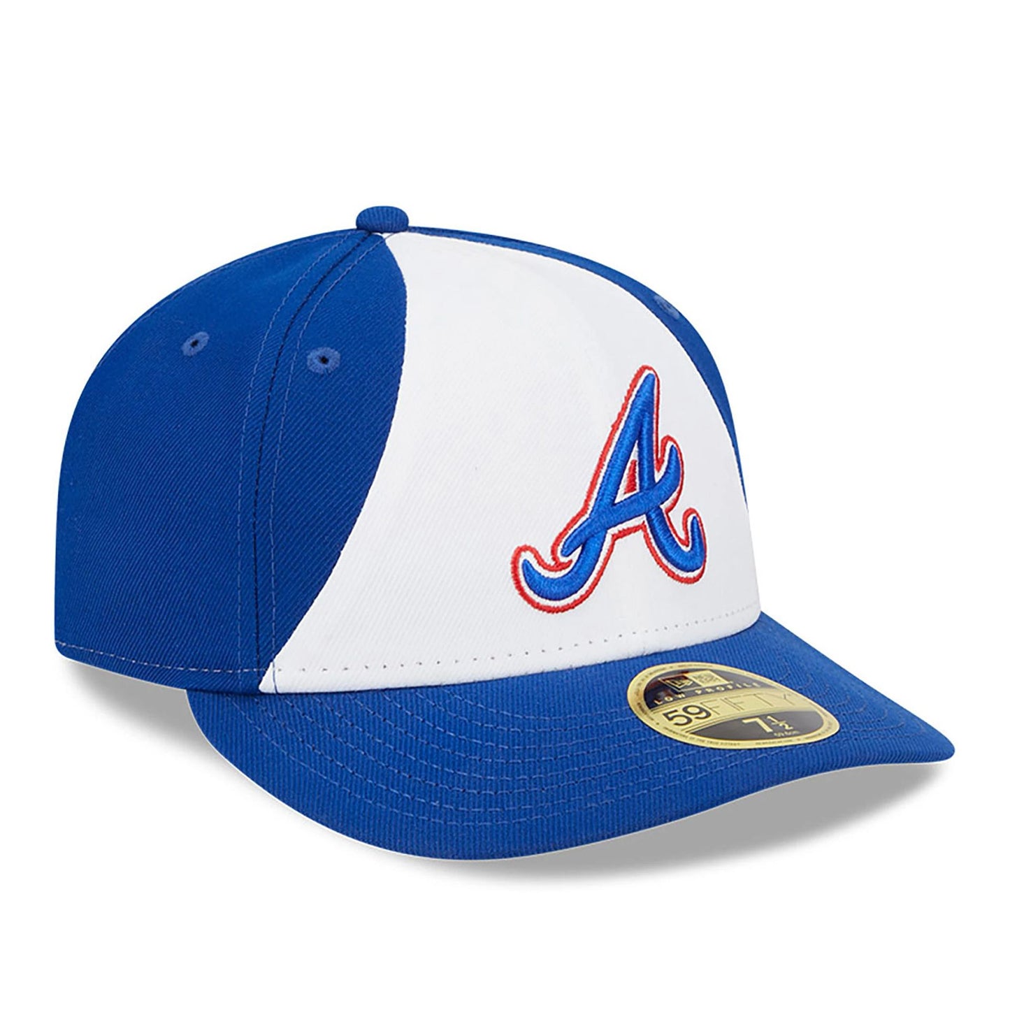 This is a Atlanta Braves MLB City Connect 2024 Blue Low Profile 59FIFTY Fitted Cap 4