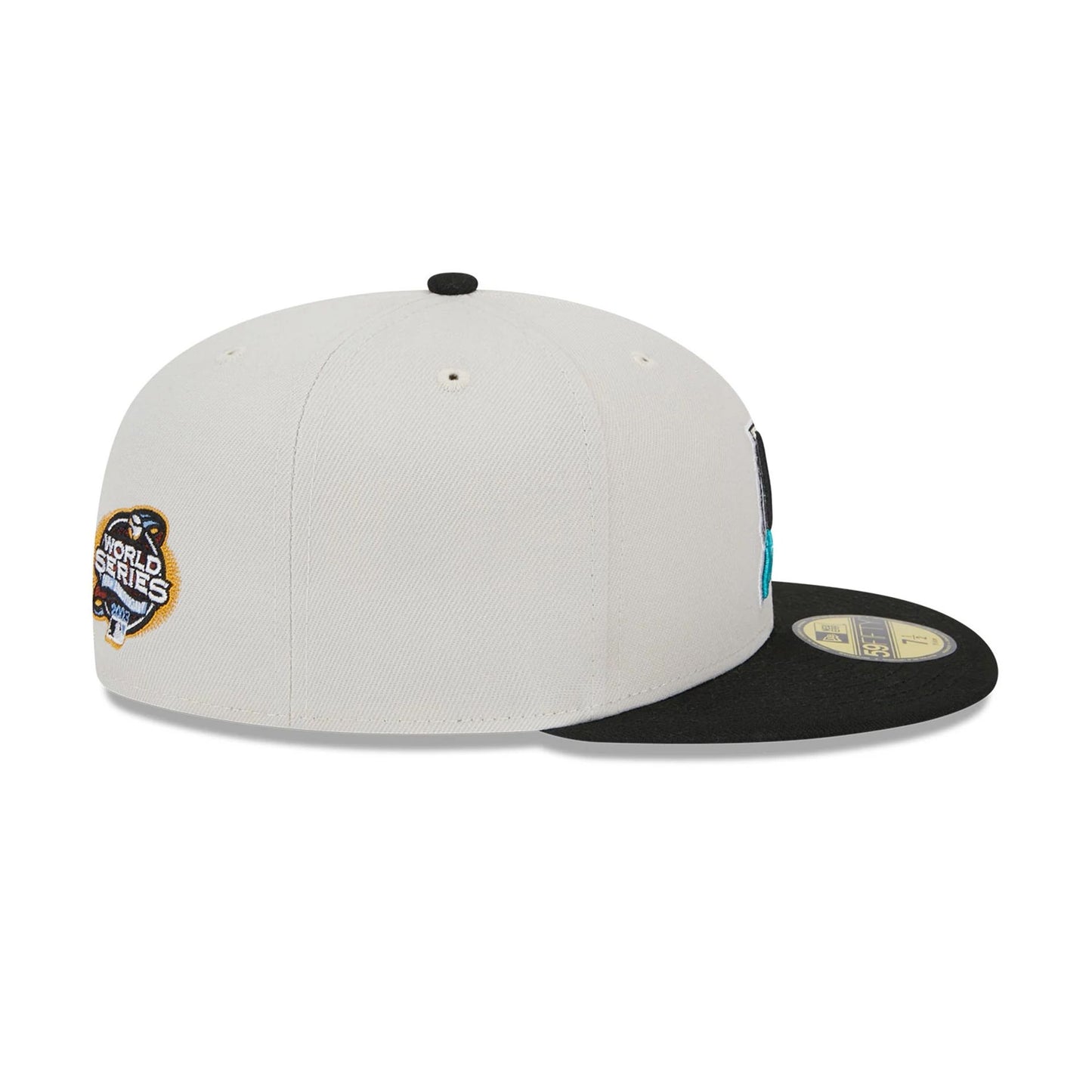 This is a Miami Marlins Varsity Letter Stone 59FIFTY Fitted Cap 6