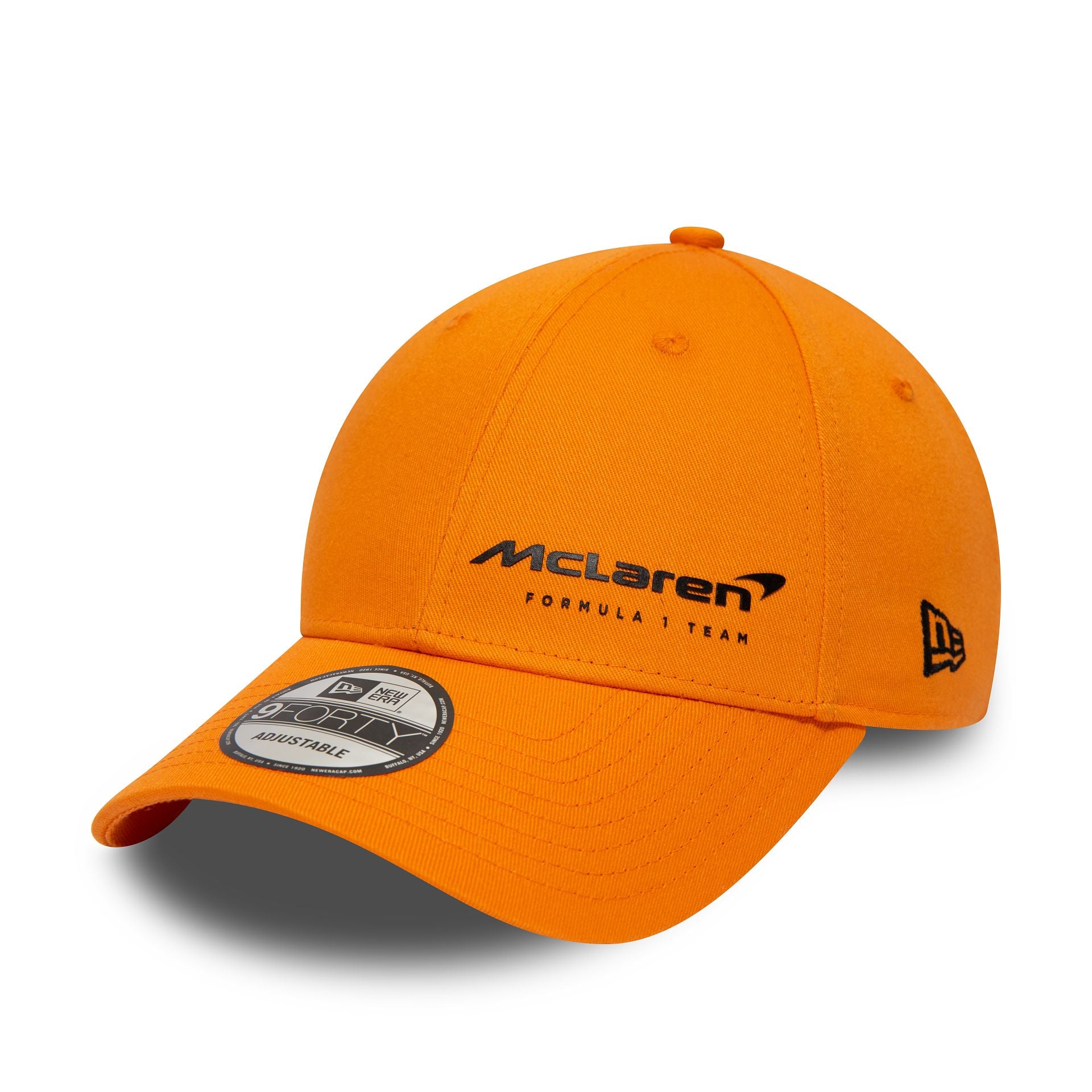 This is a McLaren Flawless Orange 9FORTY Adjustable Cap 1