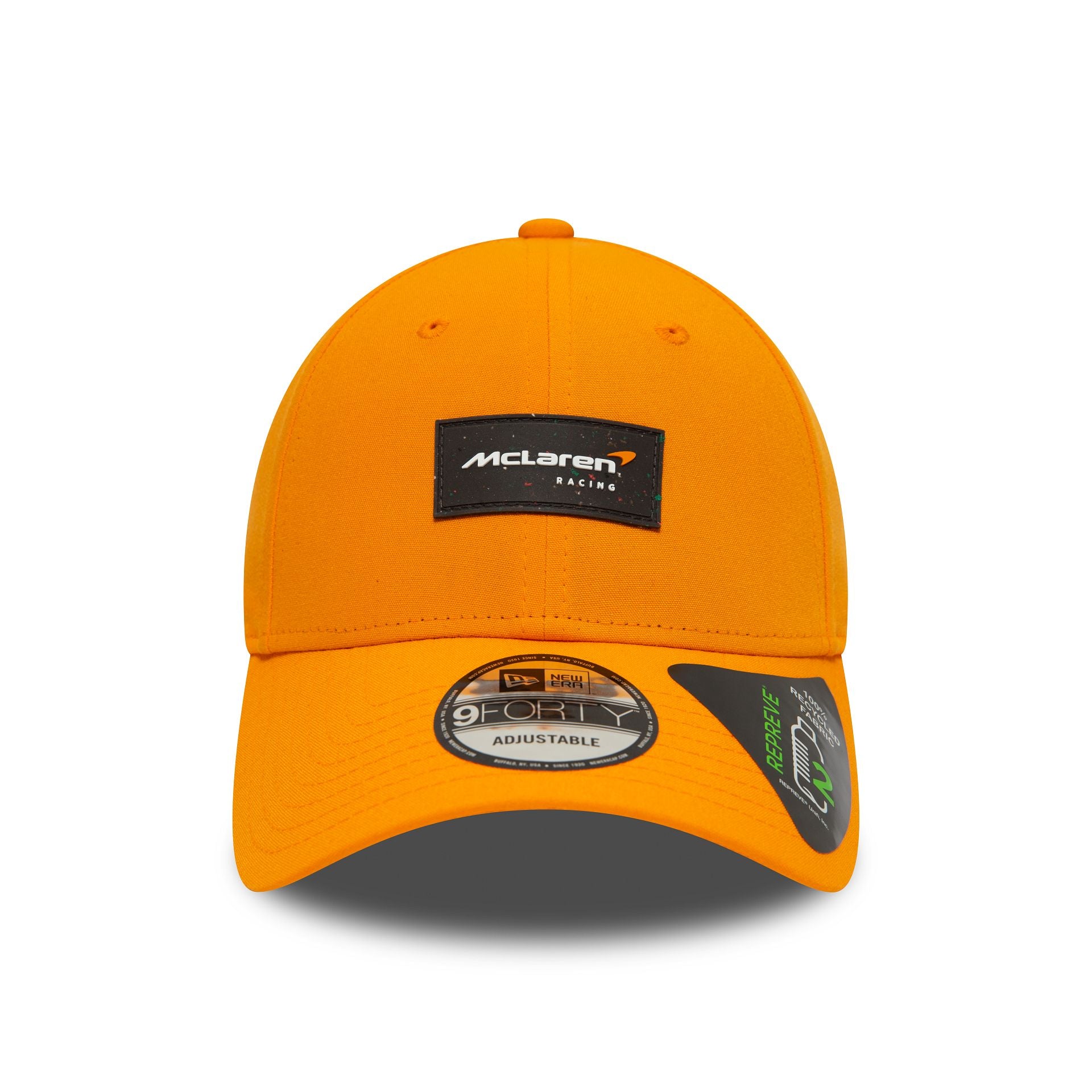 This is a McLaren Repreve Orange 9FORTY Adjustable Cap 3