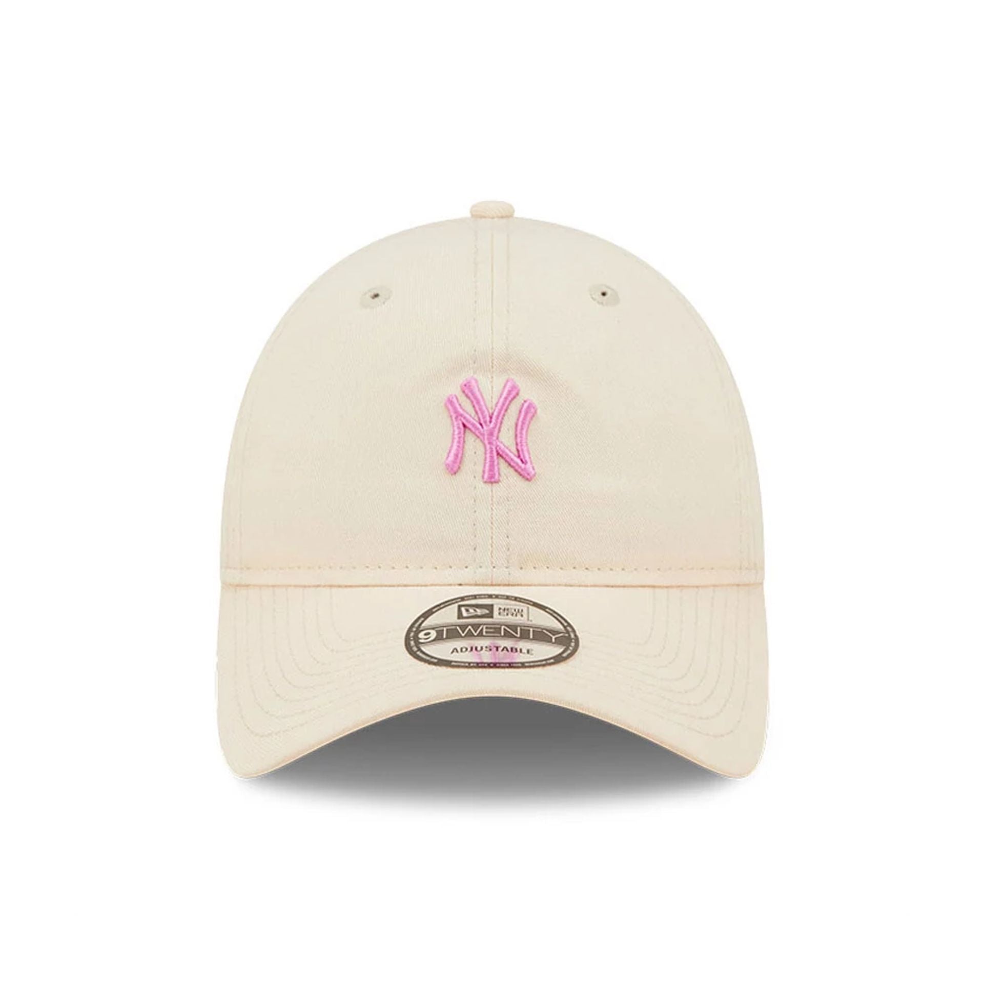 This is a New York Yankees Mini Logo Cream 9TWENTY Adjustable Cap 2