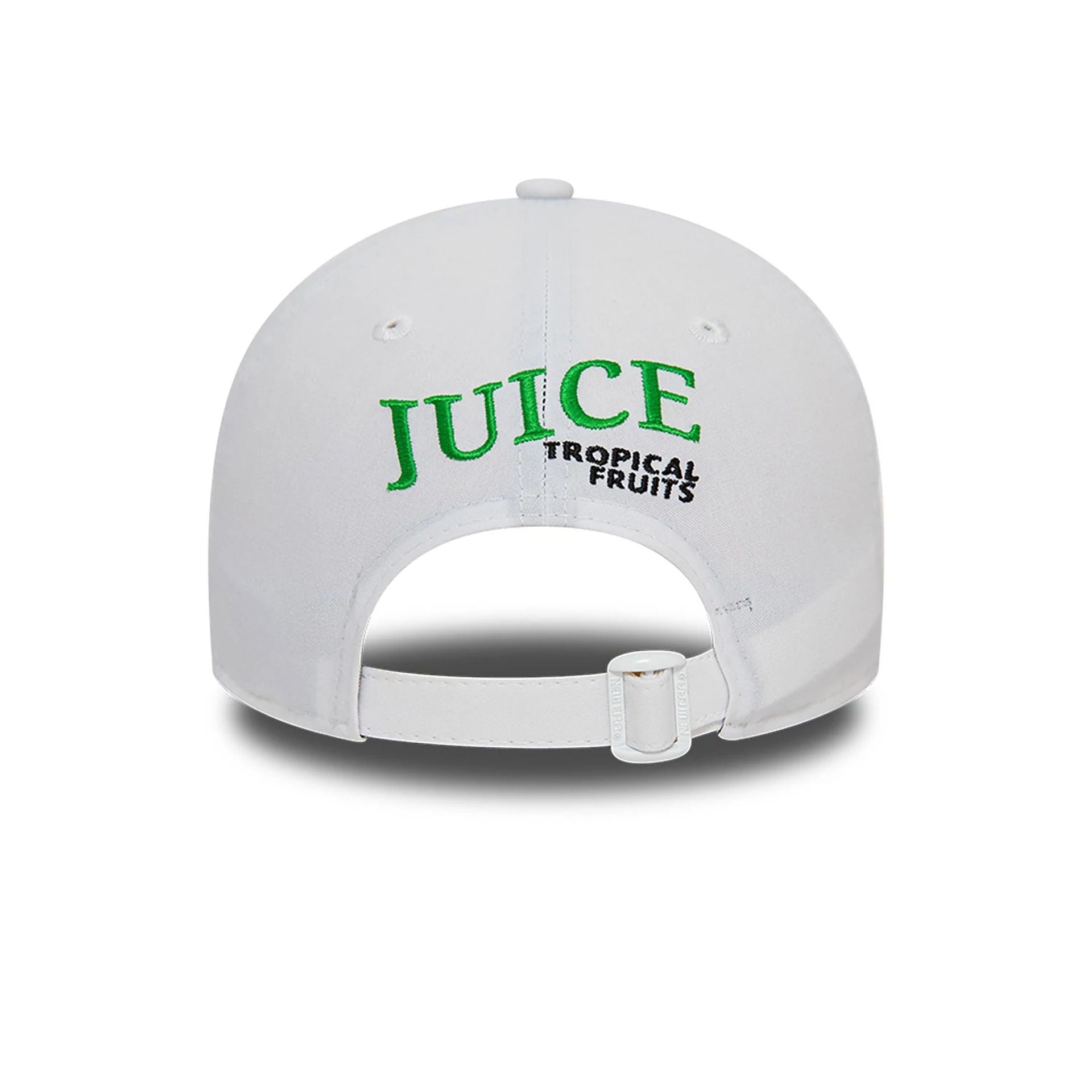 This is a New Era Fruit Food Icon White 9FORTY Adjustable Cap 2