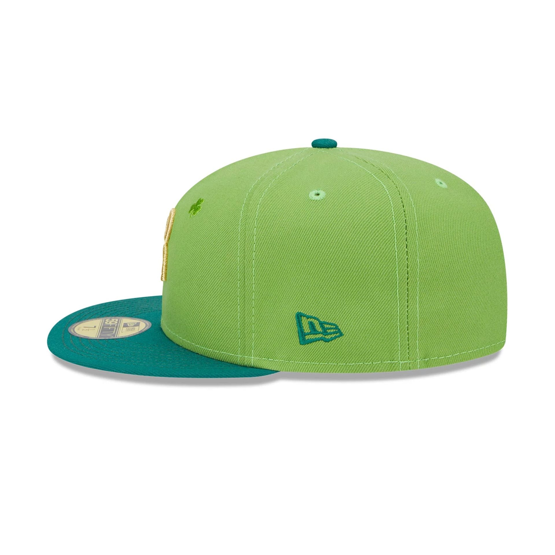 This is a Atlanta Braves Lucky Streak Green 59FIFTY Fitted Cap 6