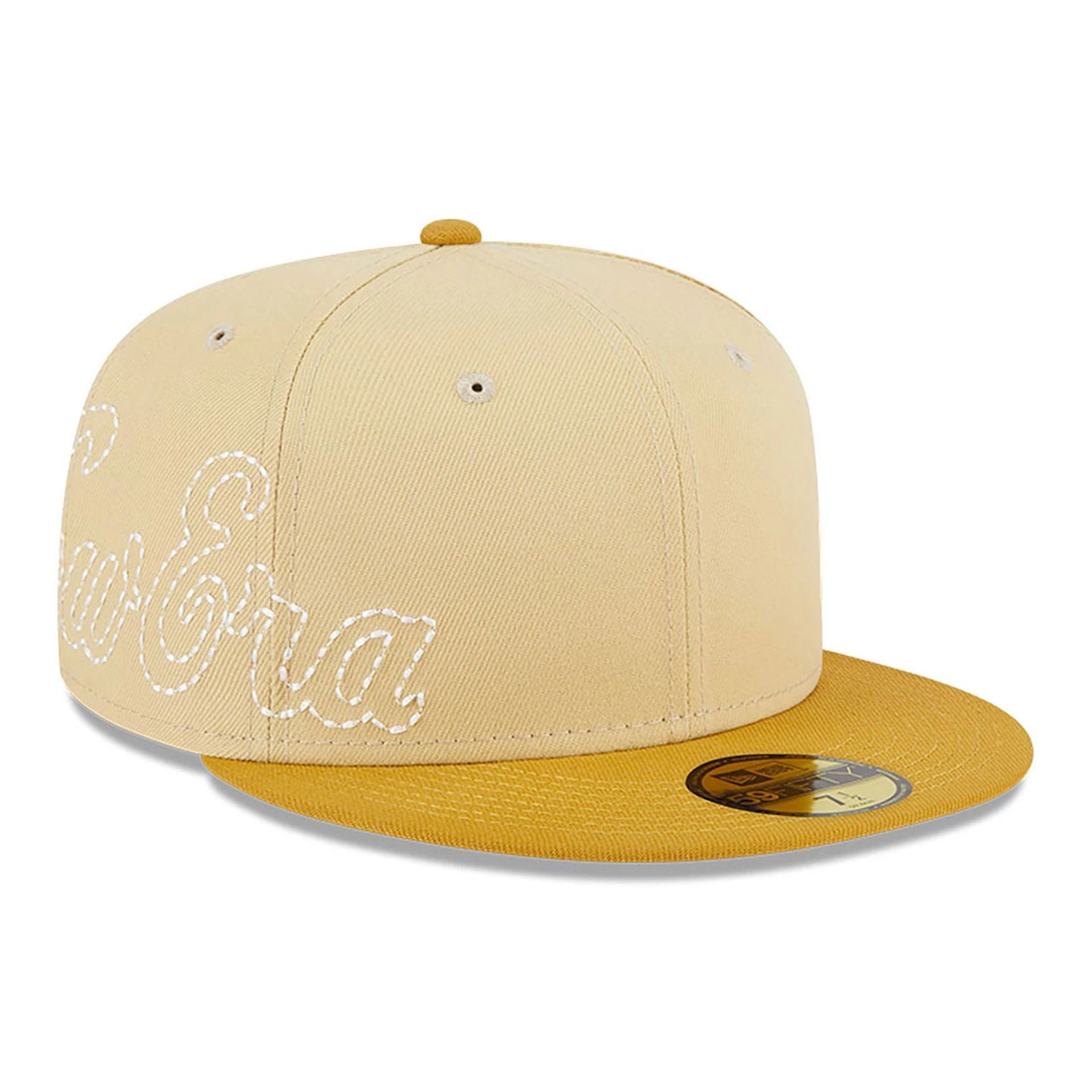 This is a New Era 59FIFTY Day Beige 59FIFTY Fitted Cap 1