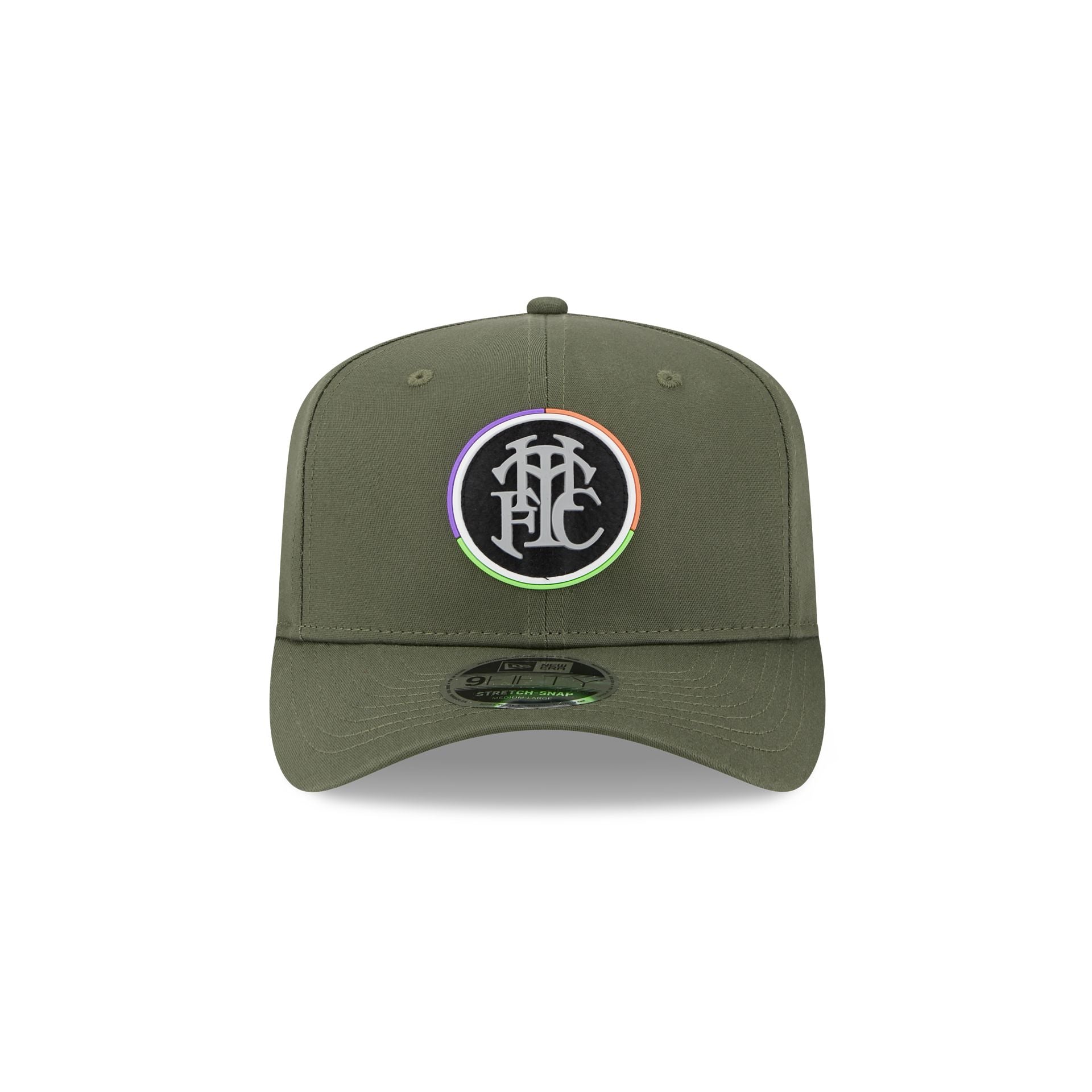 This is a Tottenham Hotspur FC 9FIFTY Khaki Stretch Snap Cap 2