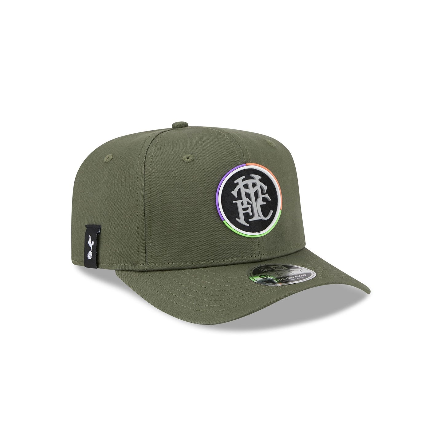 This is a Tottenham Hotspur FC 9FIFTY Khaki Stretch Snap Cap 3