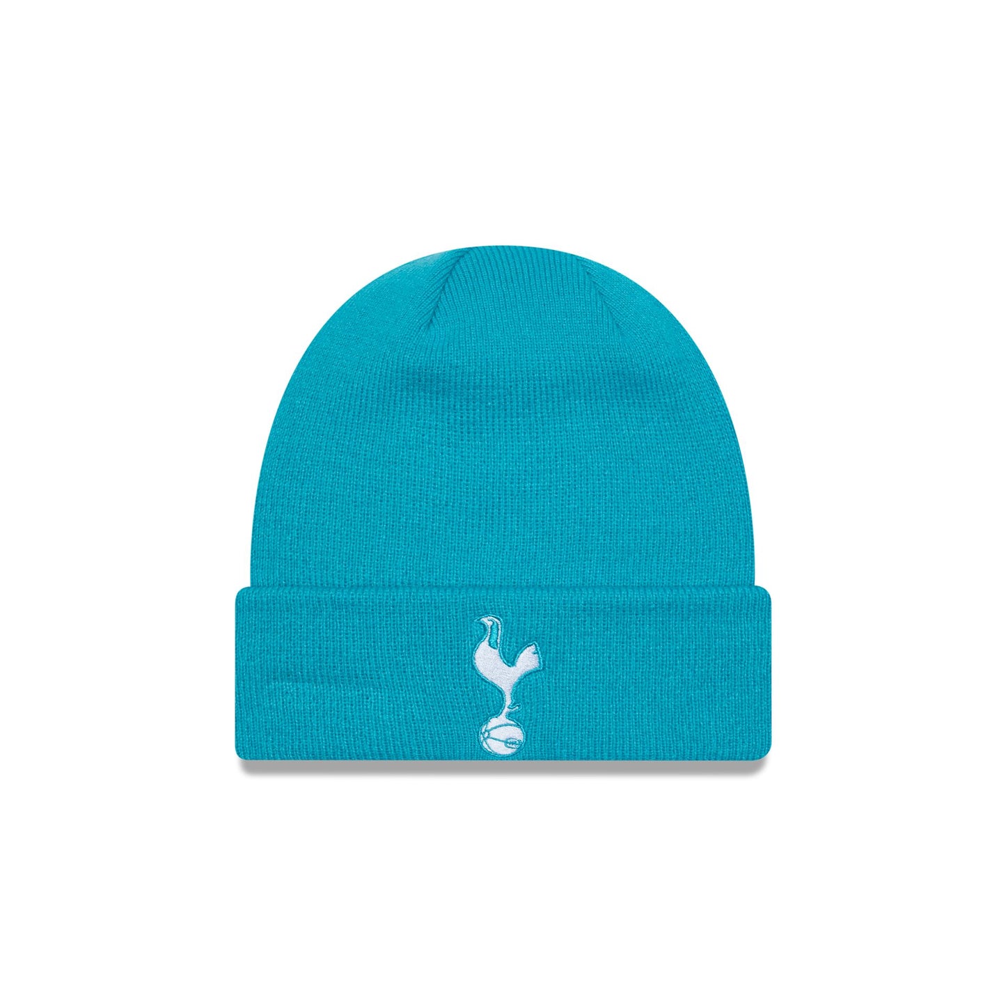 This is a Tottenham Hotspur FC Blue Cuff Knit Beanie Hat 1