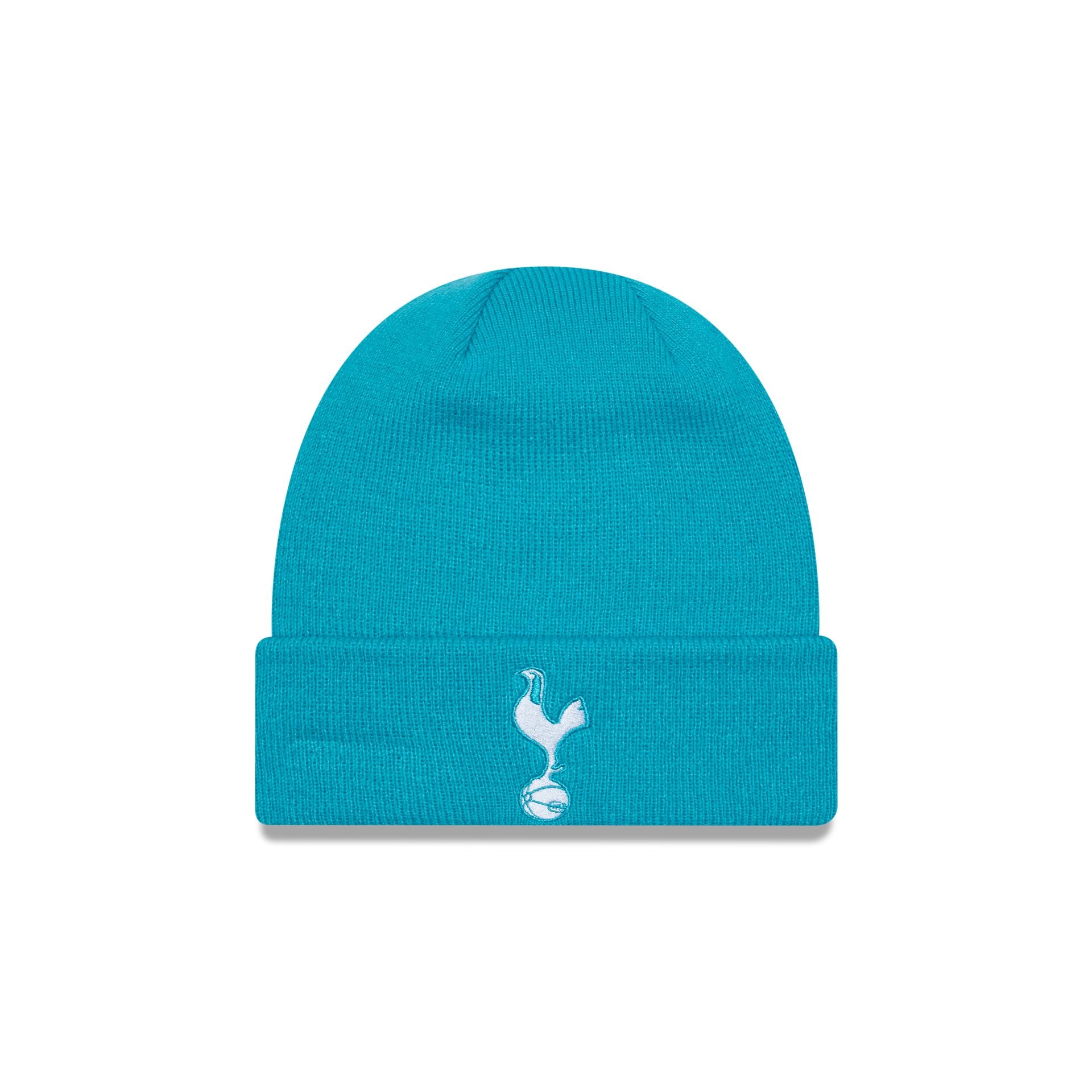 This is a Tottenham Hotspur FC Blue Cuff Knit Beanie Hat 1