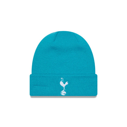 This is a Tottenham Hotspur FC Blue Cuff Knit Beanie Hat 1